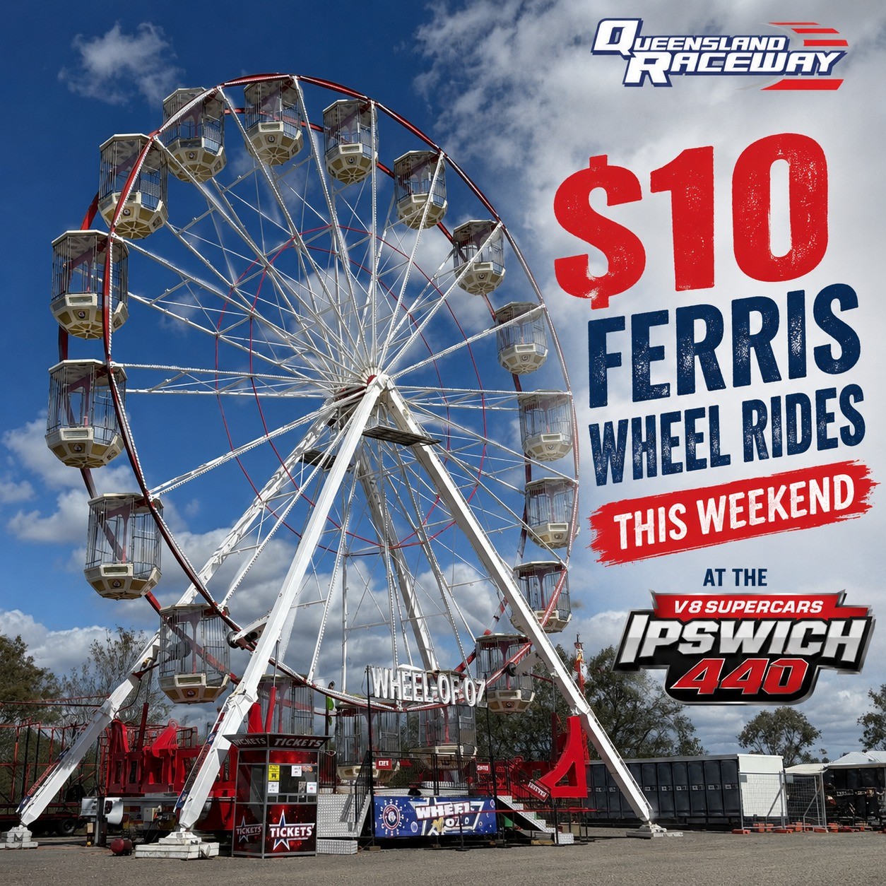 V8 Supercars Ipswich 440 — Muscle spectator event in Brisbane, QLD on Saturday 22 August 2026