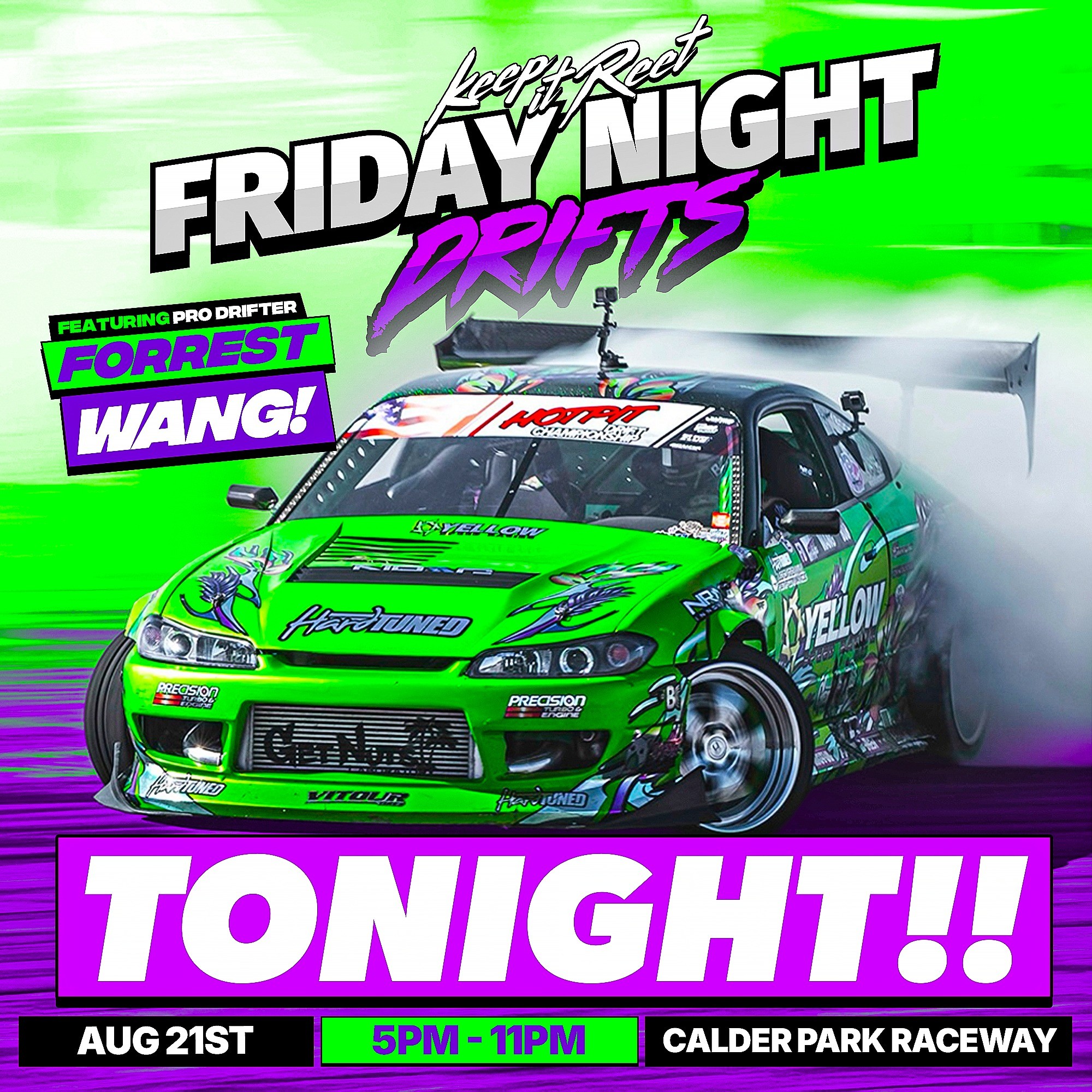 Friday Night Drifts — JDM spectator event in Melbourne, VIC on Friday 21 August 2026