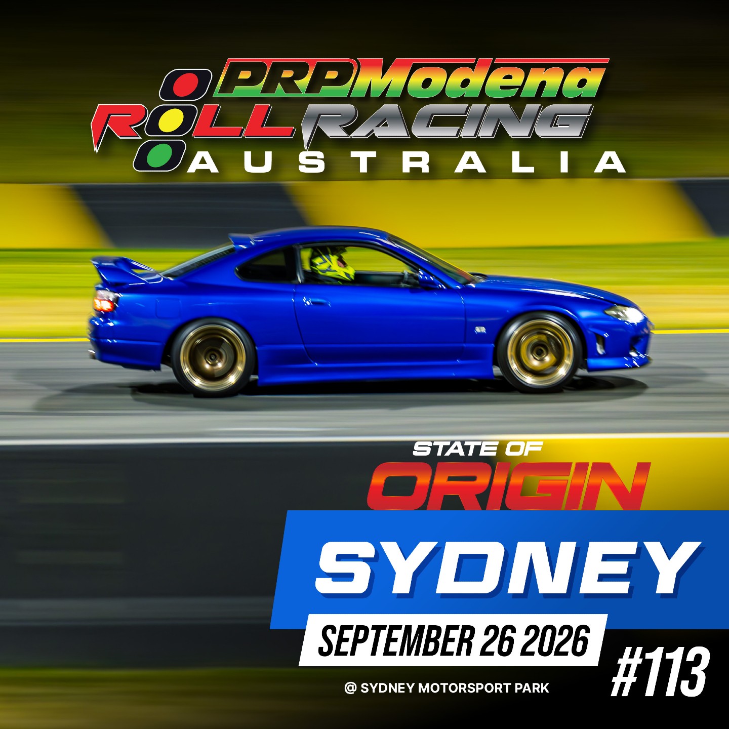 Roll Racing Sydney: State of Origin — Euro/JDM track day in Sydney, NSW on Saturday 26 September 2026
