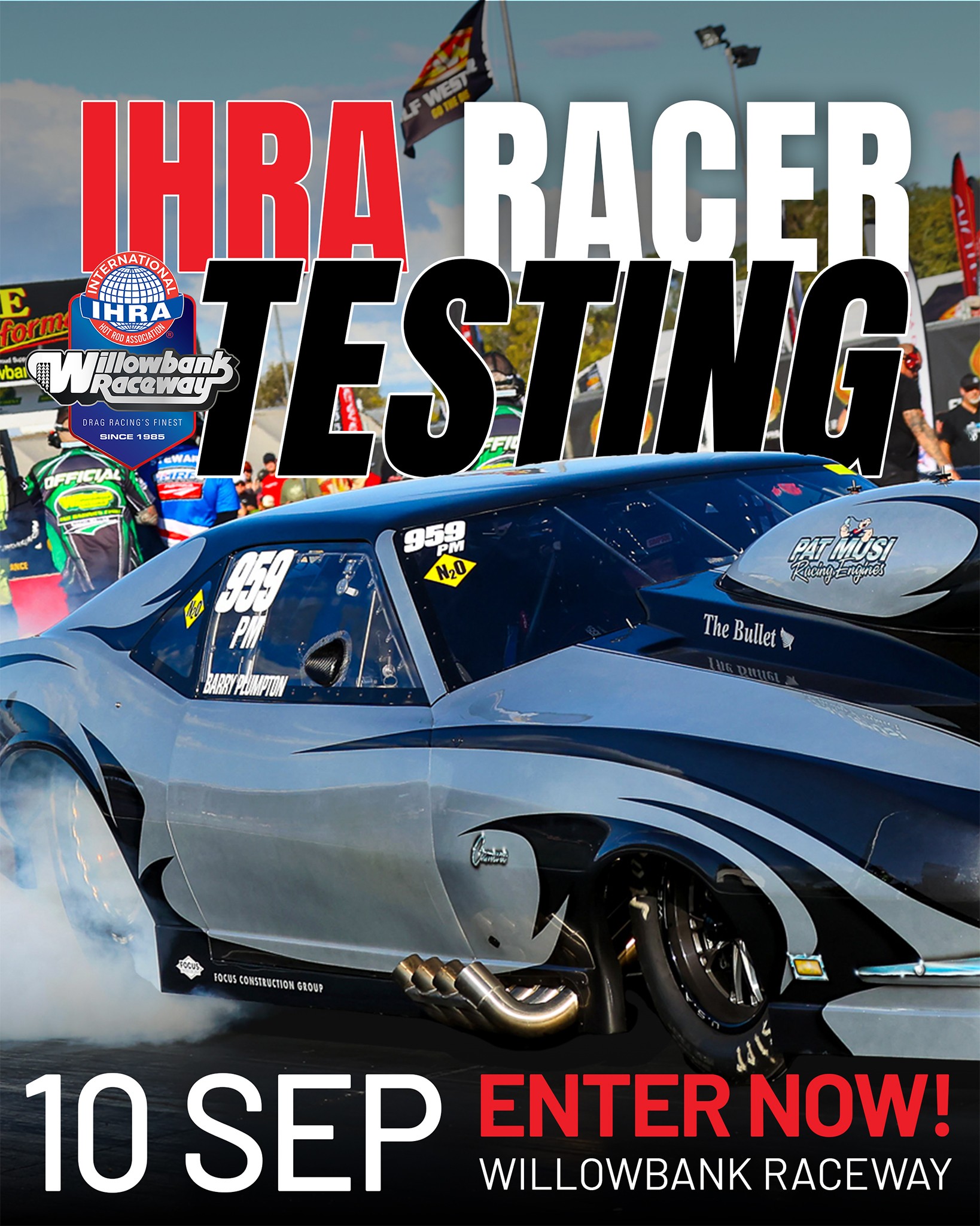 IHRA Racer Testing — Stance/JDM track day in Brisbane, QLD on Thursday 10 September 2026