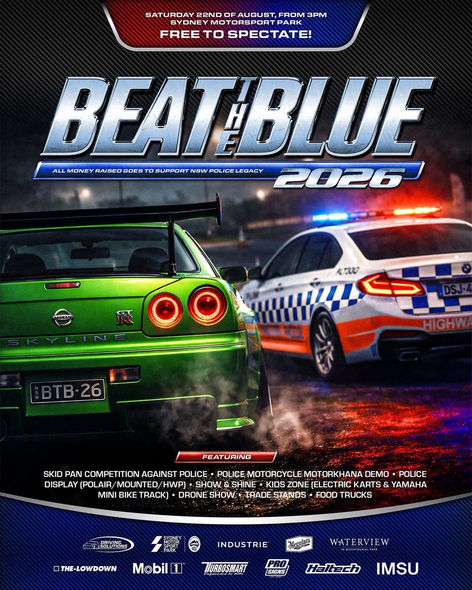 Beat the Blue — JDM spectator event in Sydney, NSW on Saturday 22 August 2026