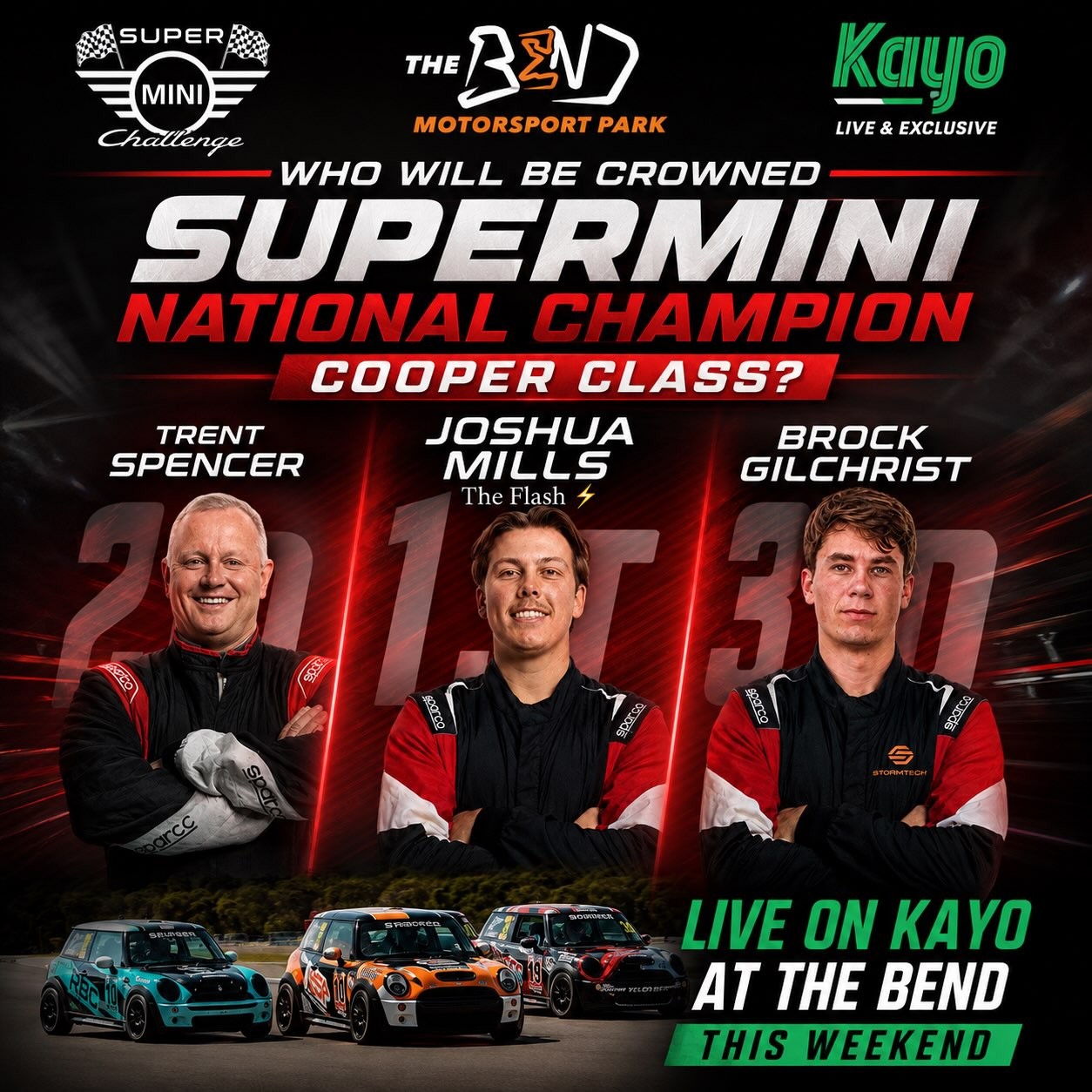 Supermini National Championship Cooper Class — Euro spectator event in Adelaide, SA on Friday 21 August 2026