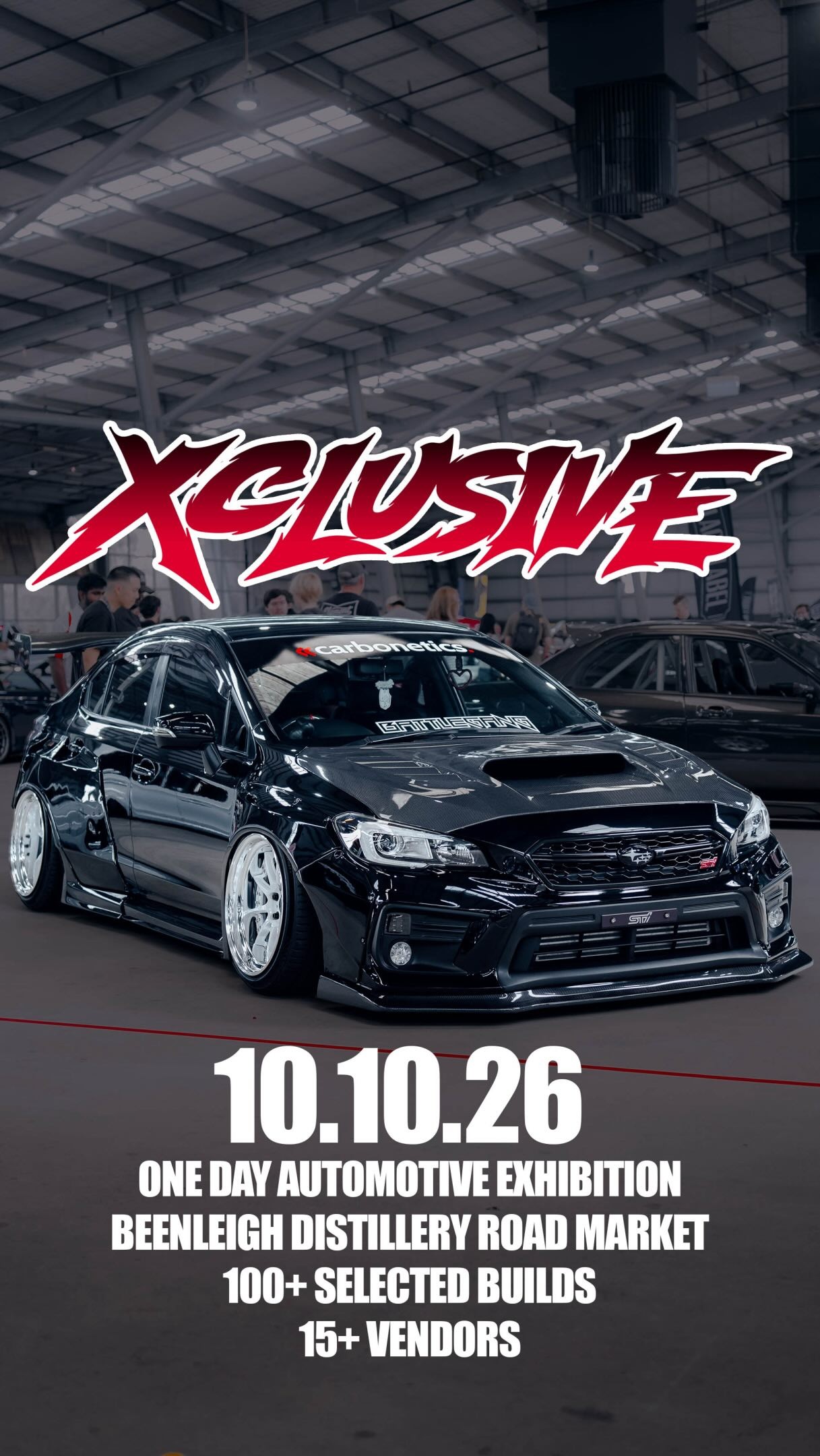 XCLUSIVE AU 2026 — JDM/Stance spectator event in Brisbane, QLD on Saturday 10 October 2026