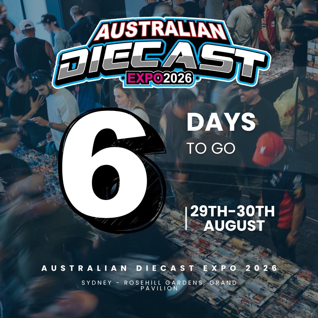 Australian Diecast Expo 2026 — spectator event in Sydney, NSW on Saturday 29 August 2026