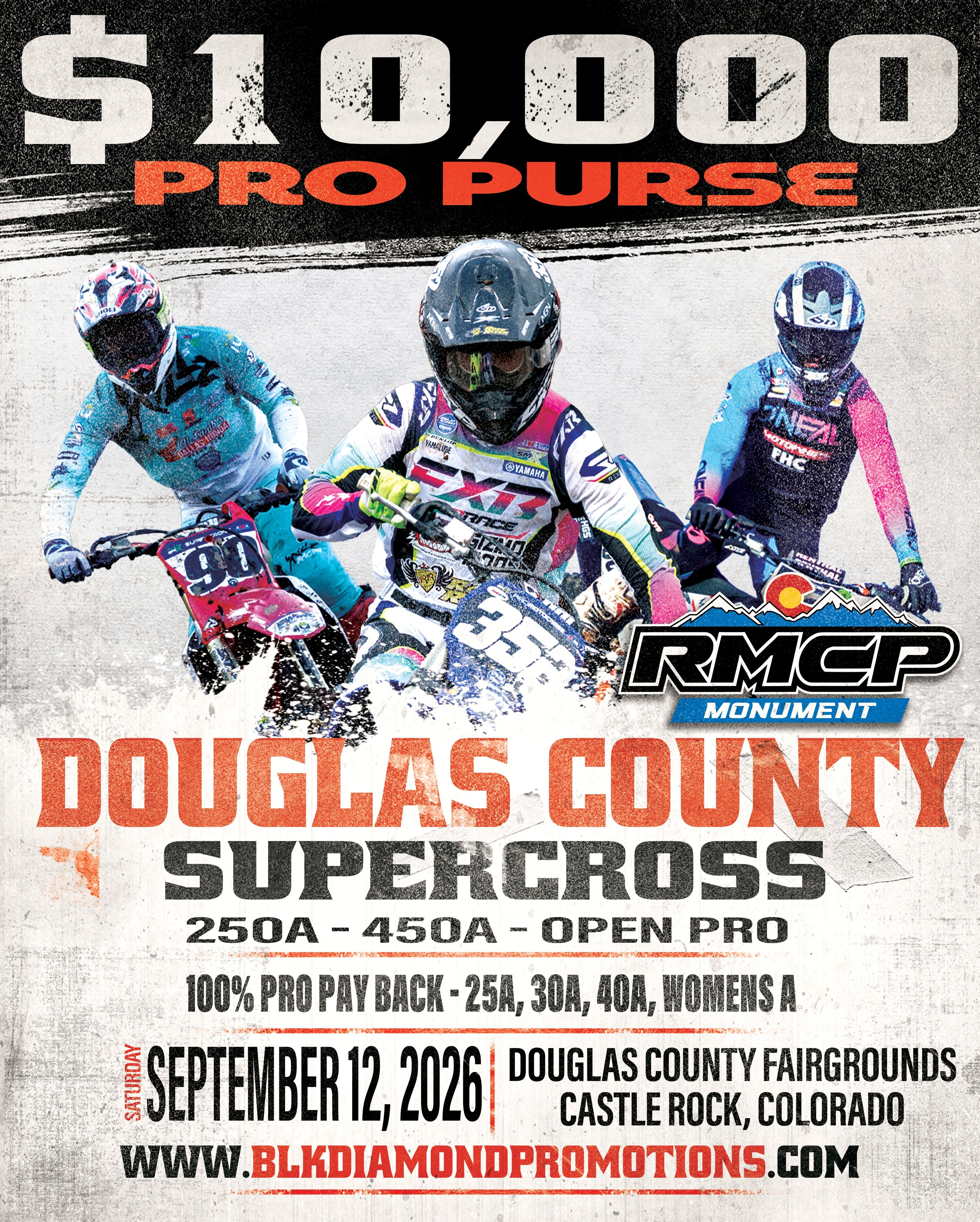 Douglas County Supercross — spectator event in International on Saturday 12 September 2026