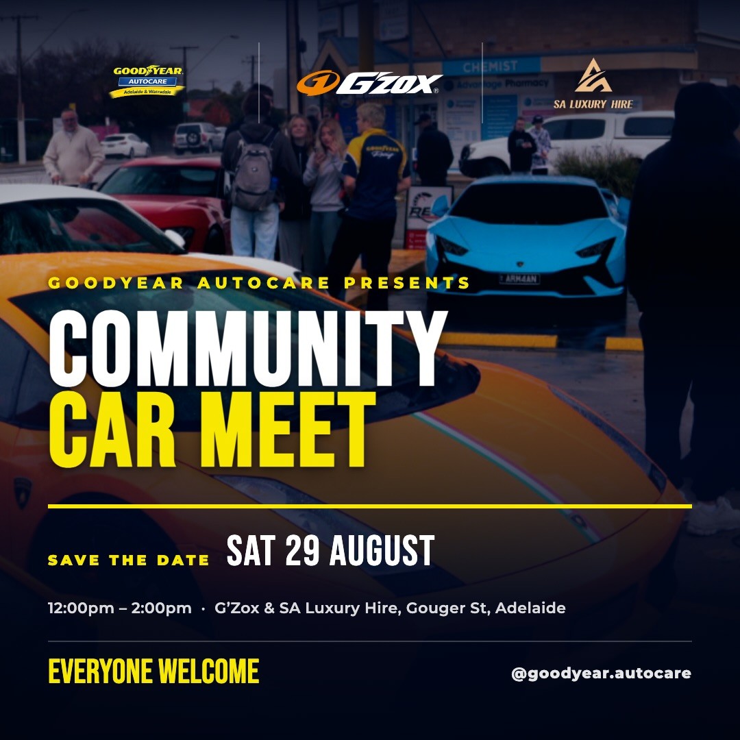 Community Car Meet — Exotic/JDM car meet in Adelaide, SA on Saturday 29 August 2026