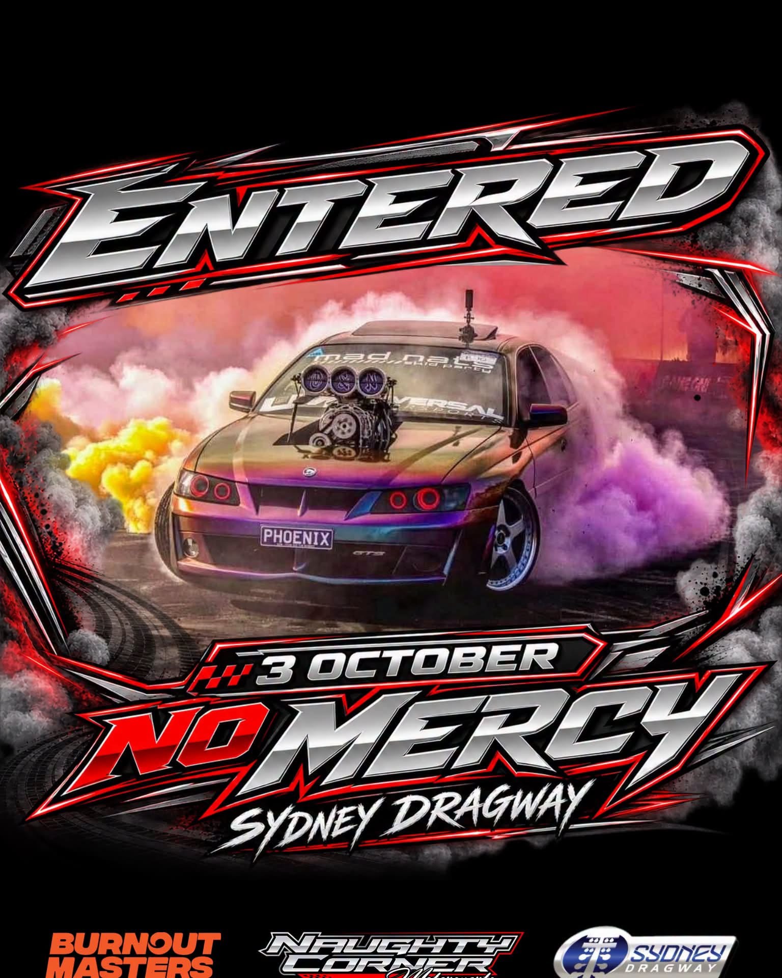 No Mercy — Muscle spectator event in Sydney, NSW on Saturday 3 October 2026