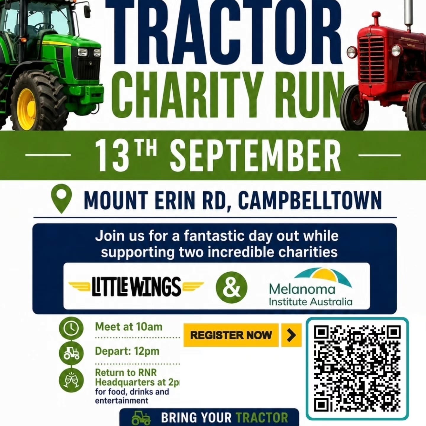Tractor Charity Run — car meet in Sydney, NSW on Sunday 13 September 2026