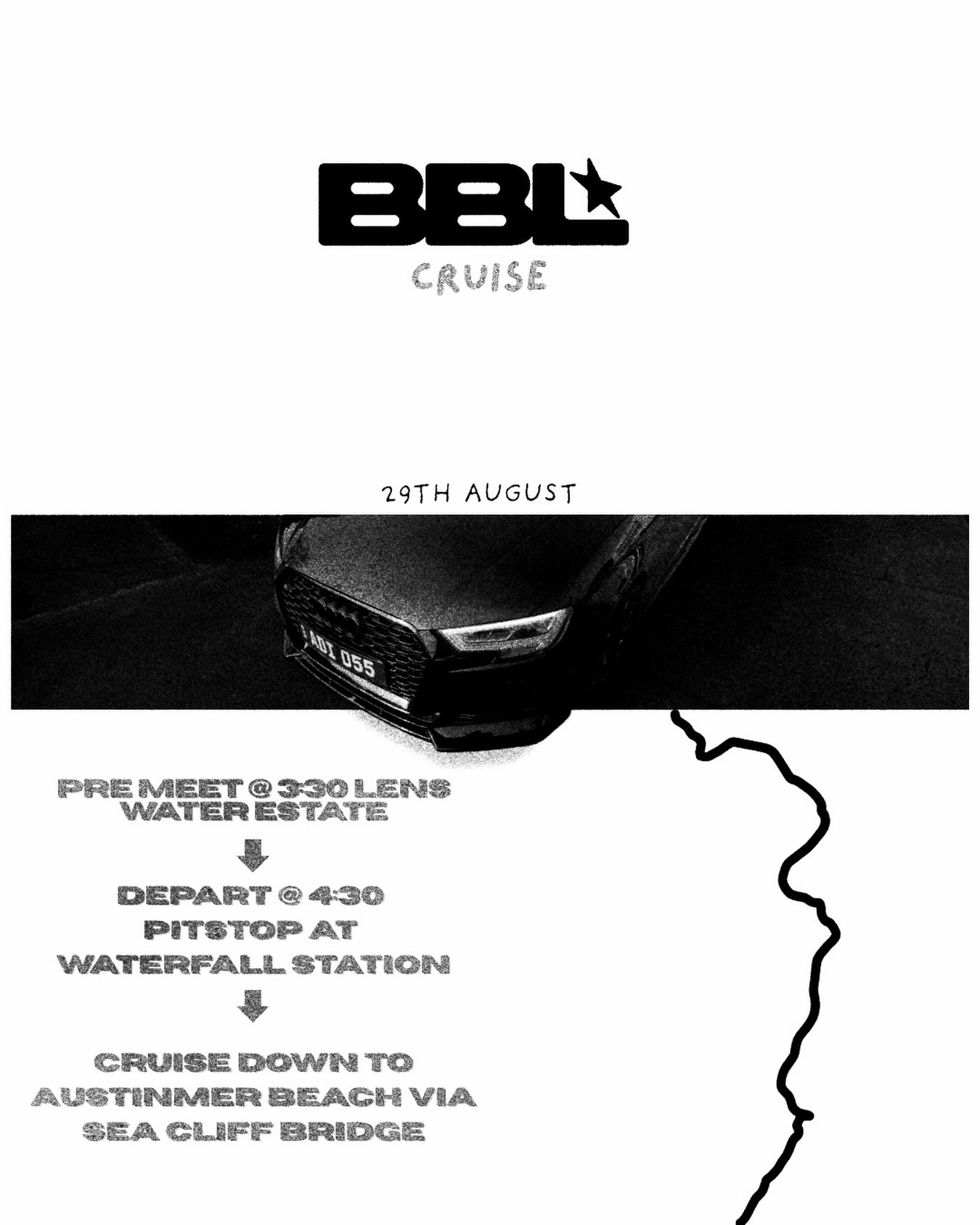 BBL Cruise — Euro/Stance car meet in Sydney, NSW on Saturday 29 August 2026