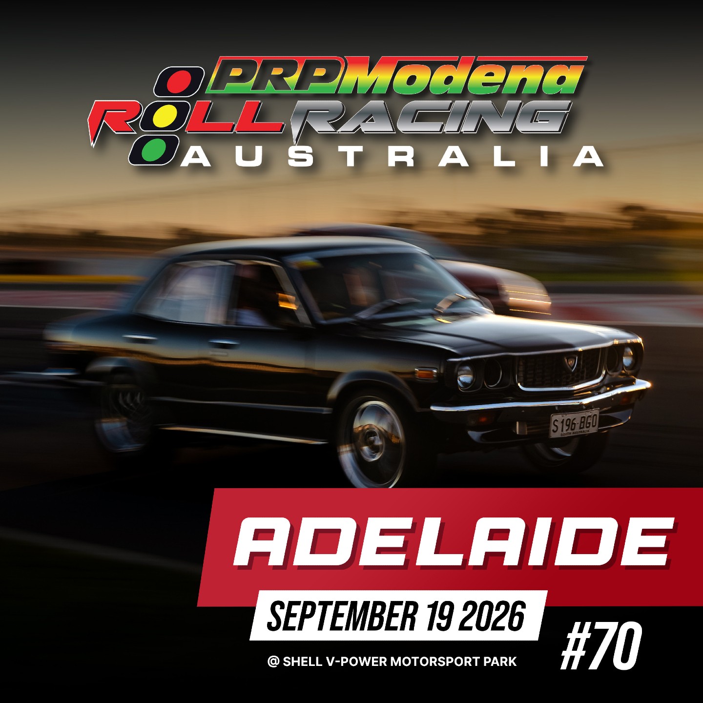 PRP Modena Roll Racing Adelaide — Euro/JDM track day in Adelaide, SA on Saturday 19 September 2026