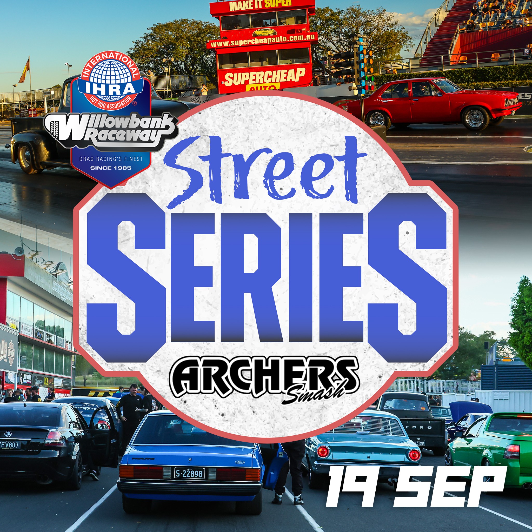 Archers Street Series — Muscle track day in Brisbane, QLD on Saturday 19 September 2026