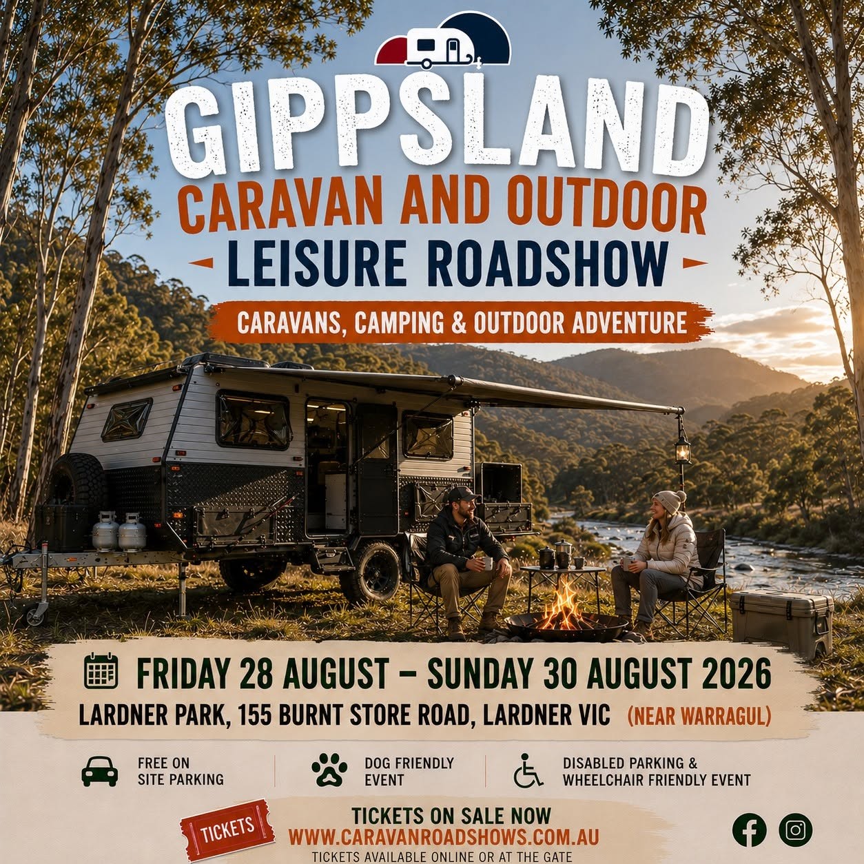 Gippsland Caravan and Outdoor Leisure Roadshow — 4x4 spectator event in Melbourne, VIC on Friday 28 August 2026