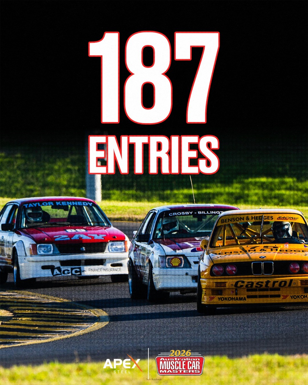 Apex Steel Muscle Car Masters — Muscle/Classic spectator event in Sydney, NSW on Saturday 29 August 2026