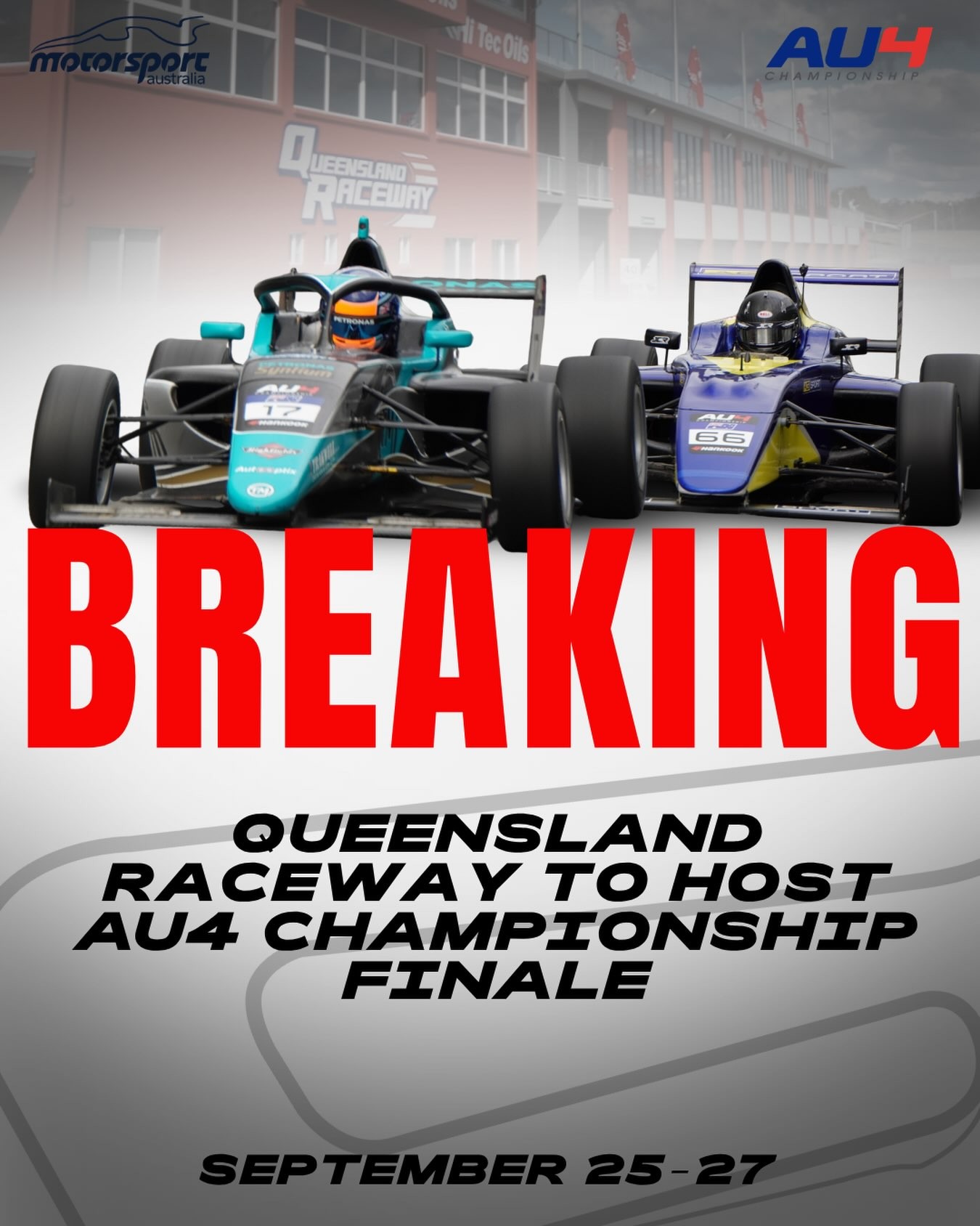 AU4 Championship Finale — spectator event in Brisbane, QLD on Friday 25 September 2026