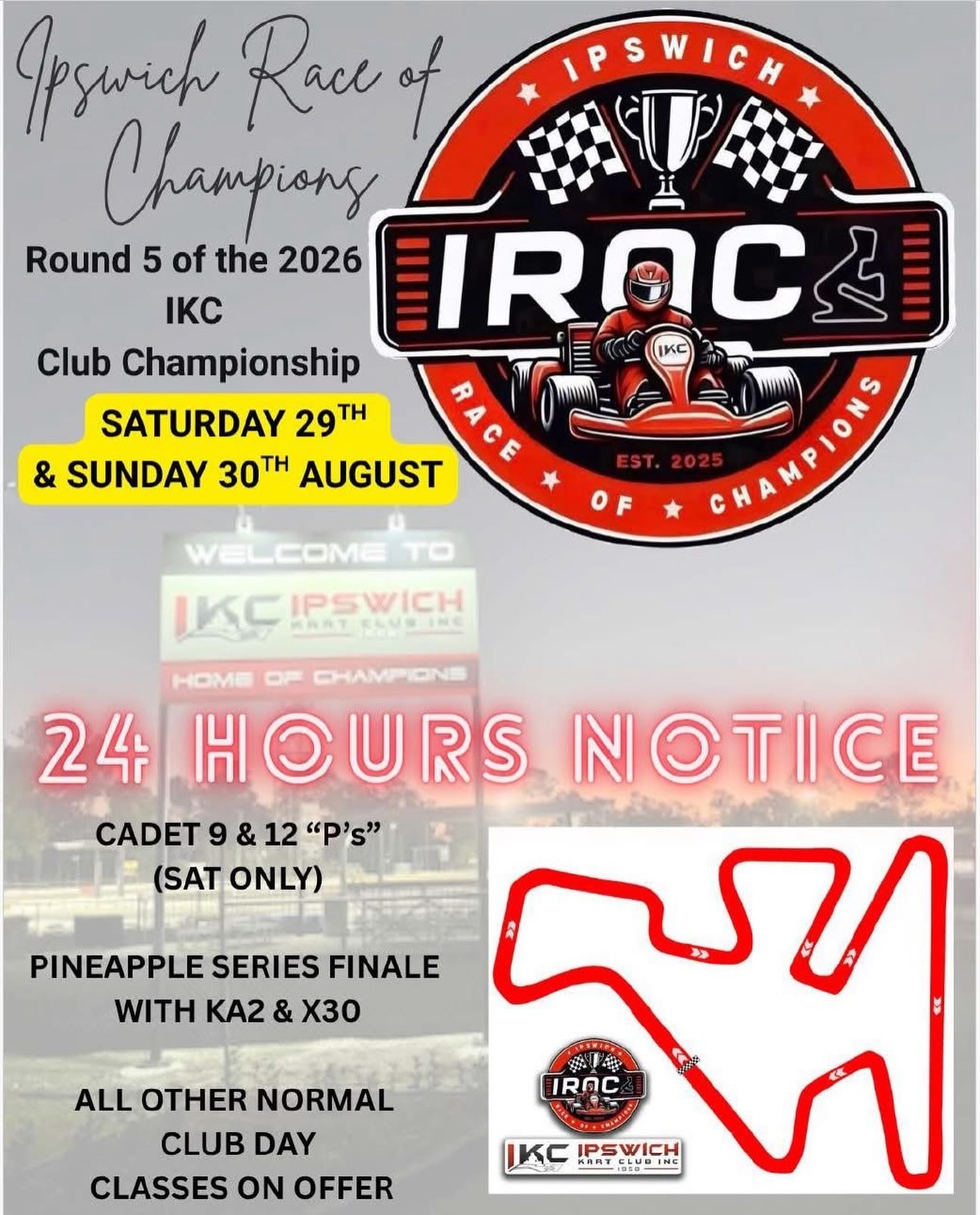Ipswich Race of Champions — track day in Brisbane, QLD on Saturday 29 August 2026