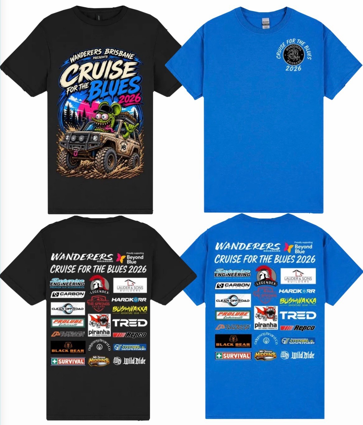 Cruise for the Blues 2026 — 4x4 car meet in Brisbane, QLD on Sunday 11 October 2026