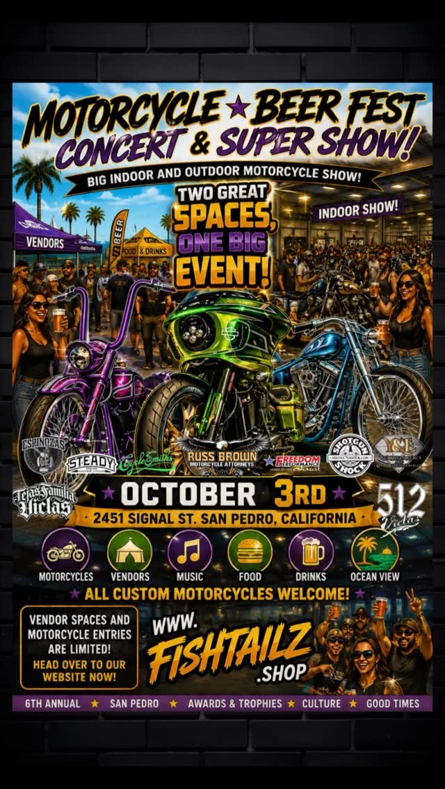Motorcycle Beer Fest Concert & Super Show — Classic spectator event in International on Saturday 3 October 2026