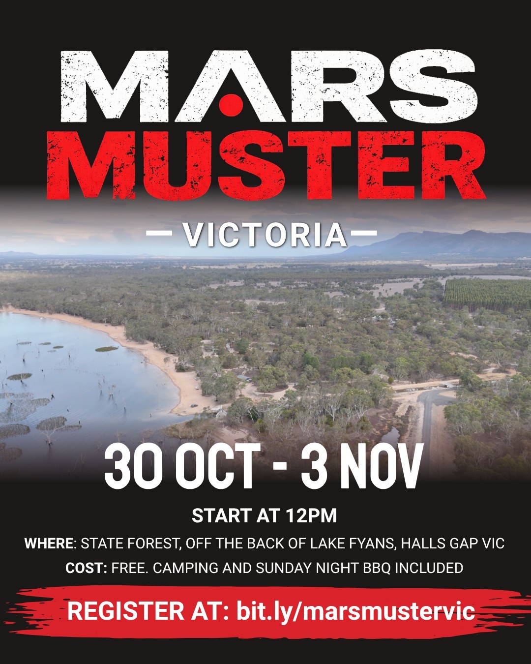 Mars Muster Victoria — 4x4 car meet in Melbourne, VIC on Friday 30 October 2026