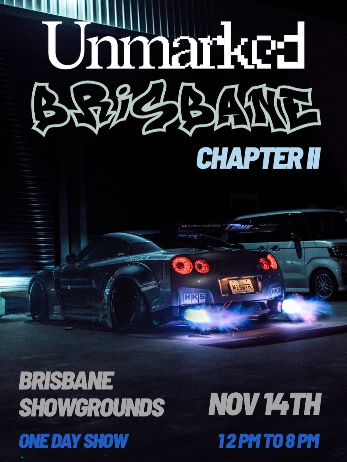 Unmarked Brisbane Chapter II — Euro/JDM car meet in Brisbane, QLD on Saturday 14 November 2026