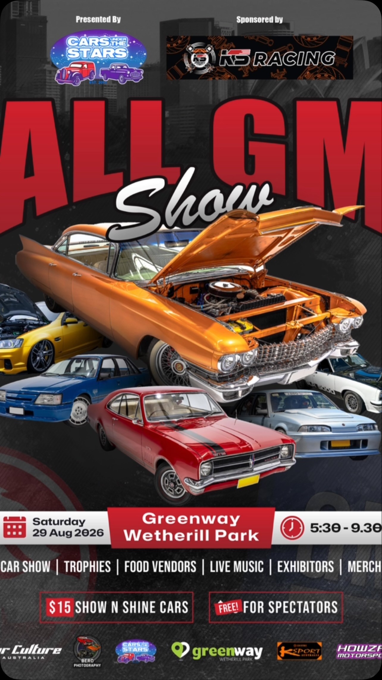 All GM Show — Muscle/Classic car meet in Sydney, NSW on Saturday 29 August 2026