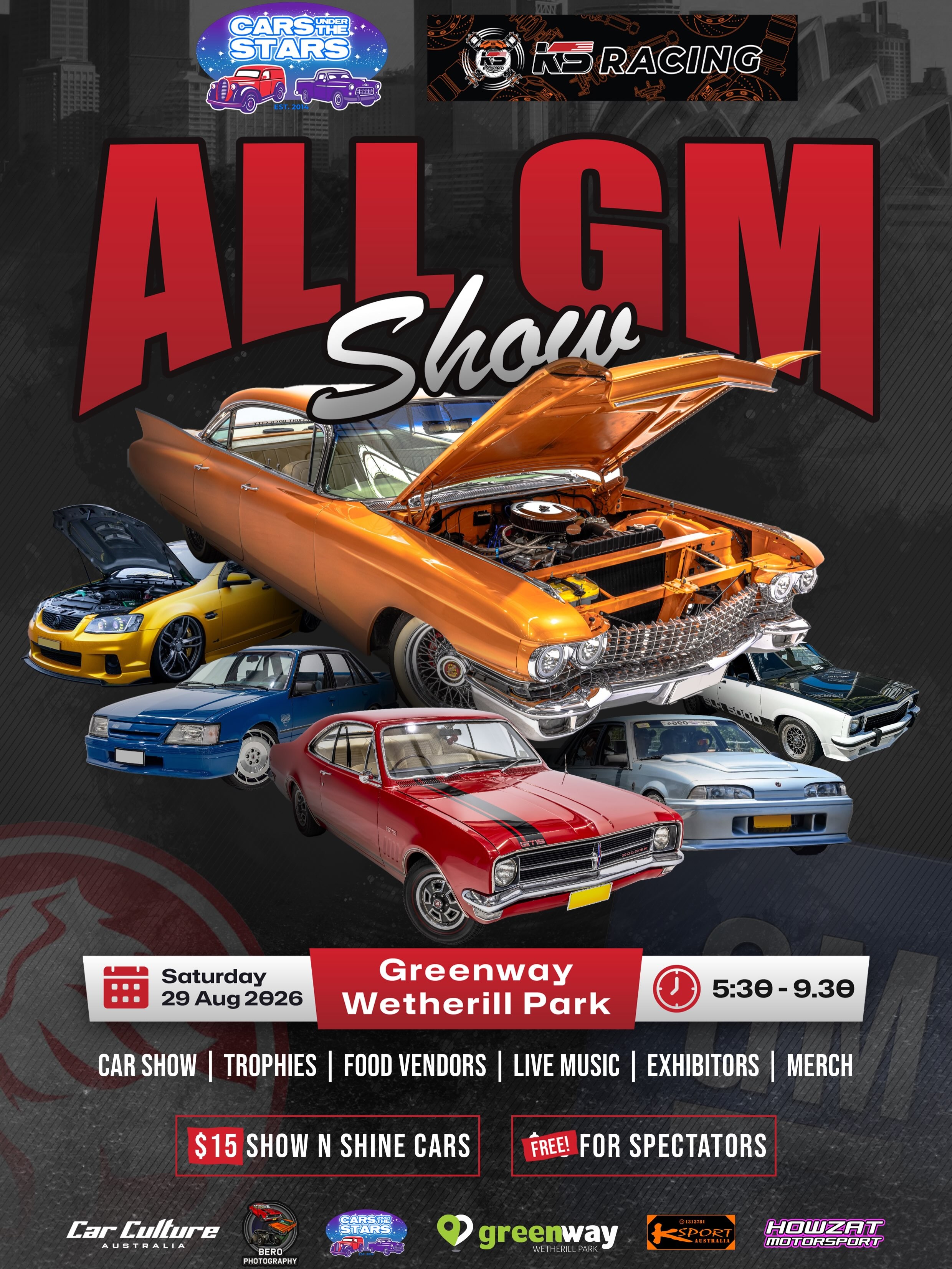 All GM Show — Classic/Muscle car meet in Sydney, NSW on Saturday 29 August 2026