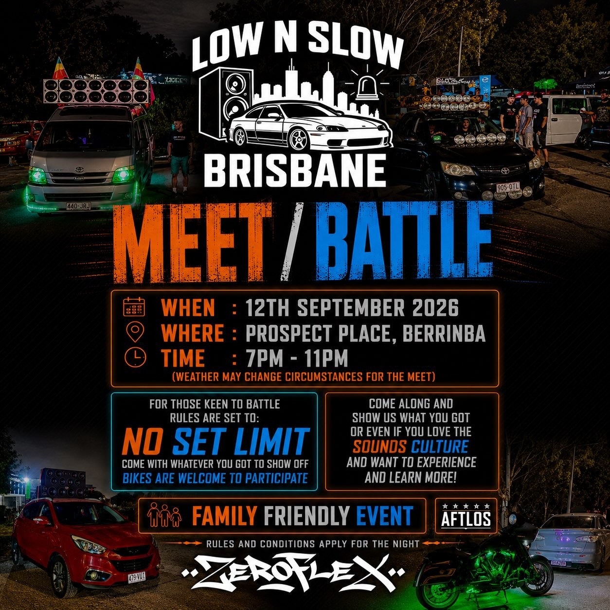 Low N Slow Brisbane Meet / Battle — Stance car meet in Brisbane, QLD on Saturday 12 September 2026