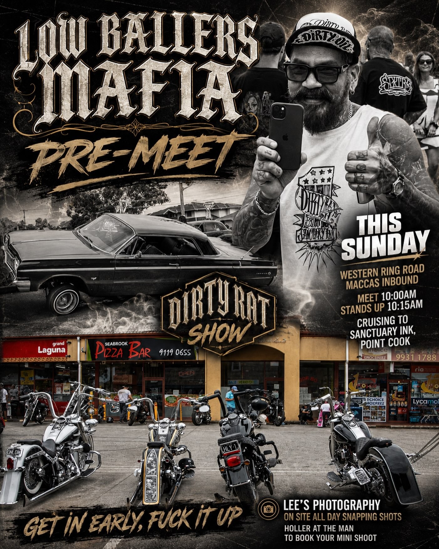 Low Ballers Mafia Pre-Meet — Classic/Stance car meet in Melbourne, VIC on Sunday 30 August 2026