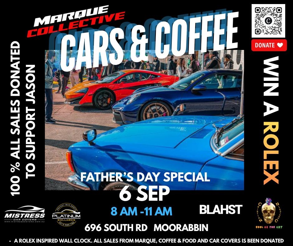 Marque Collective Cars & Coffee — Exotic/Euro car meet in Melbourne, VIC on Sunday 6 September 2026