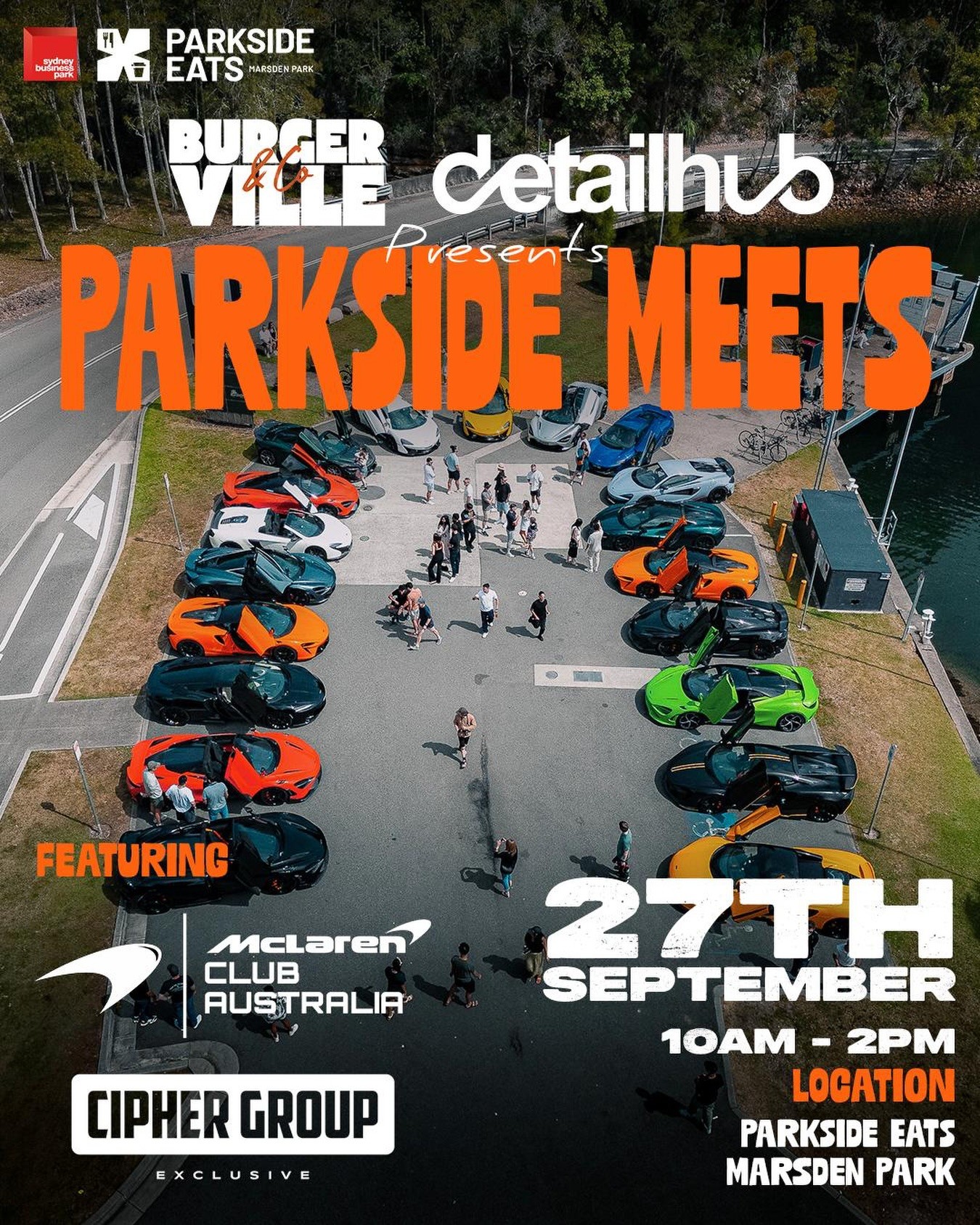 Parkside Meets — Exotic car meet in Sydney, NSW on Sunday 27 September 2026