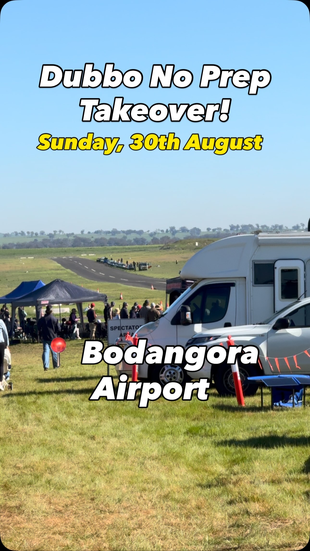 Dubbo No Prep Takeover — Muscle spectator event in Sydney, NSW on Sunday 30 August 2026