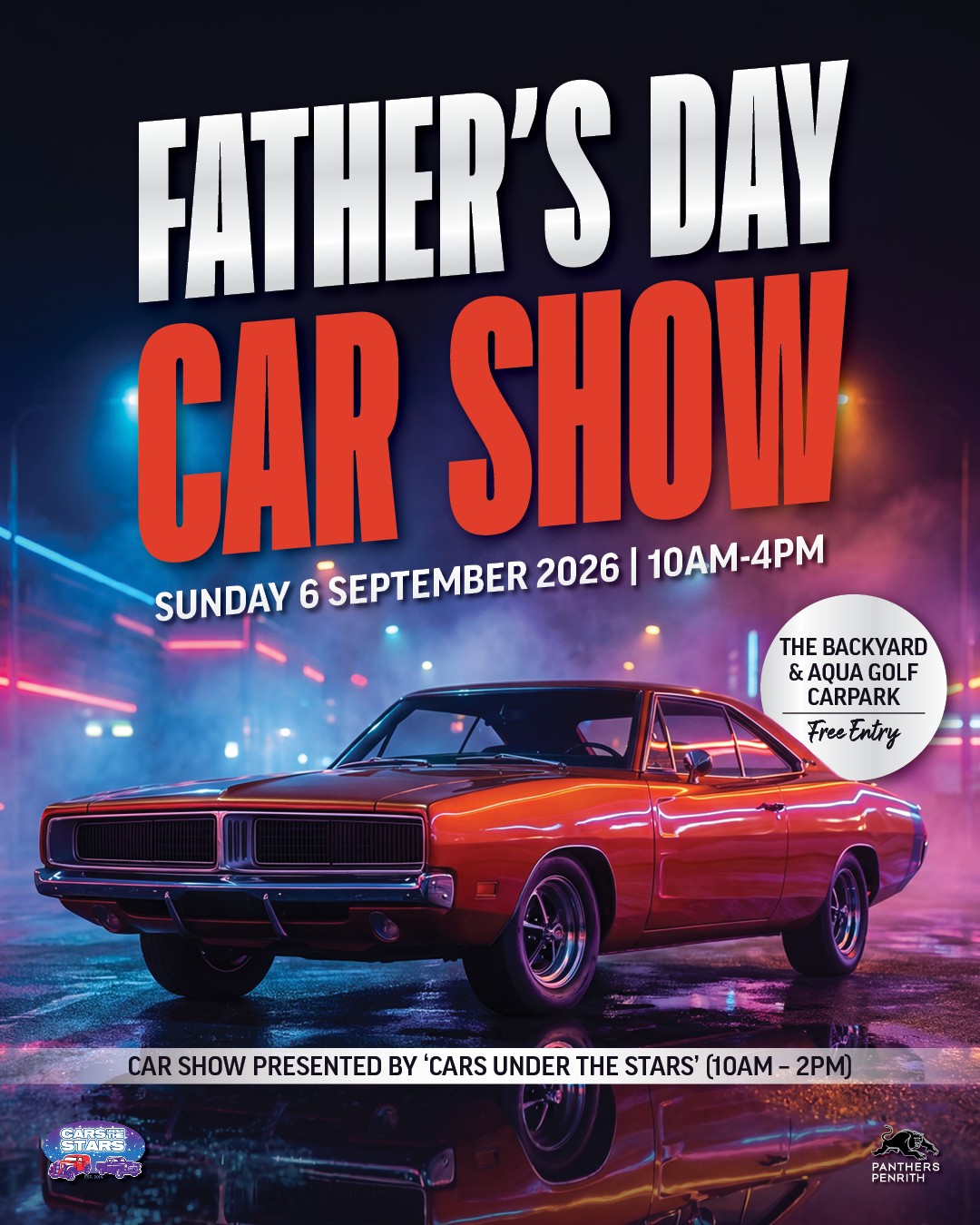 Father's Day Car Show — Classic/Muscle car meet in Sydney, NSW on Sunday 6 September 2026