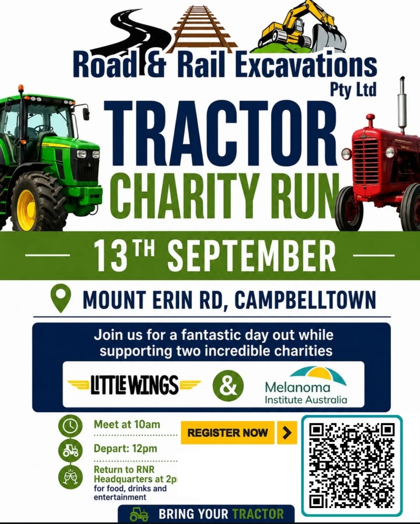 Tractor Charity Run — car meet in Sydney, NSW on Sunday 13 September 2026