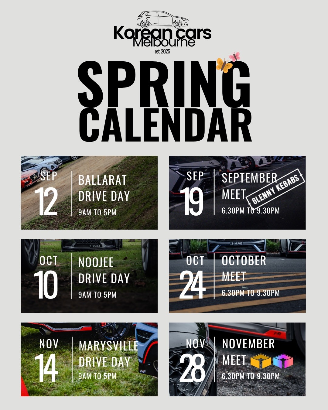 Ballarat Drive Day — car meet in Ballarat, VIC on Saturday 12 September 2026