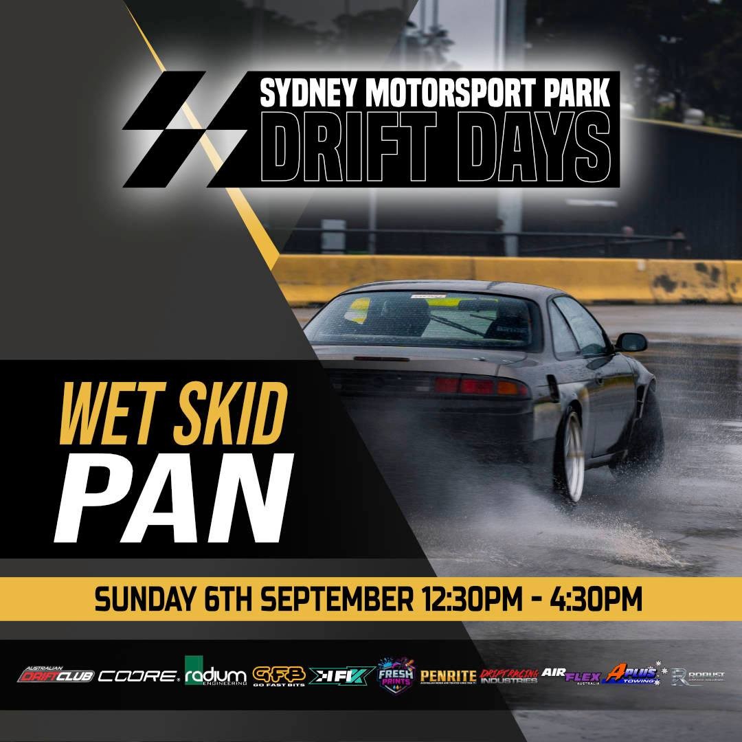 Sydney Motorsport Park Drift Days — JDM track day in Sydney, NSW on Sunday 6 September 2026