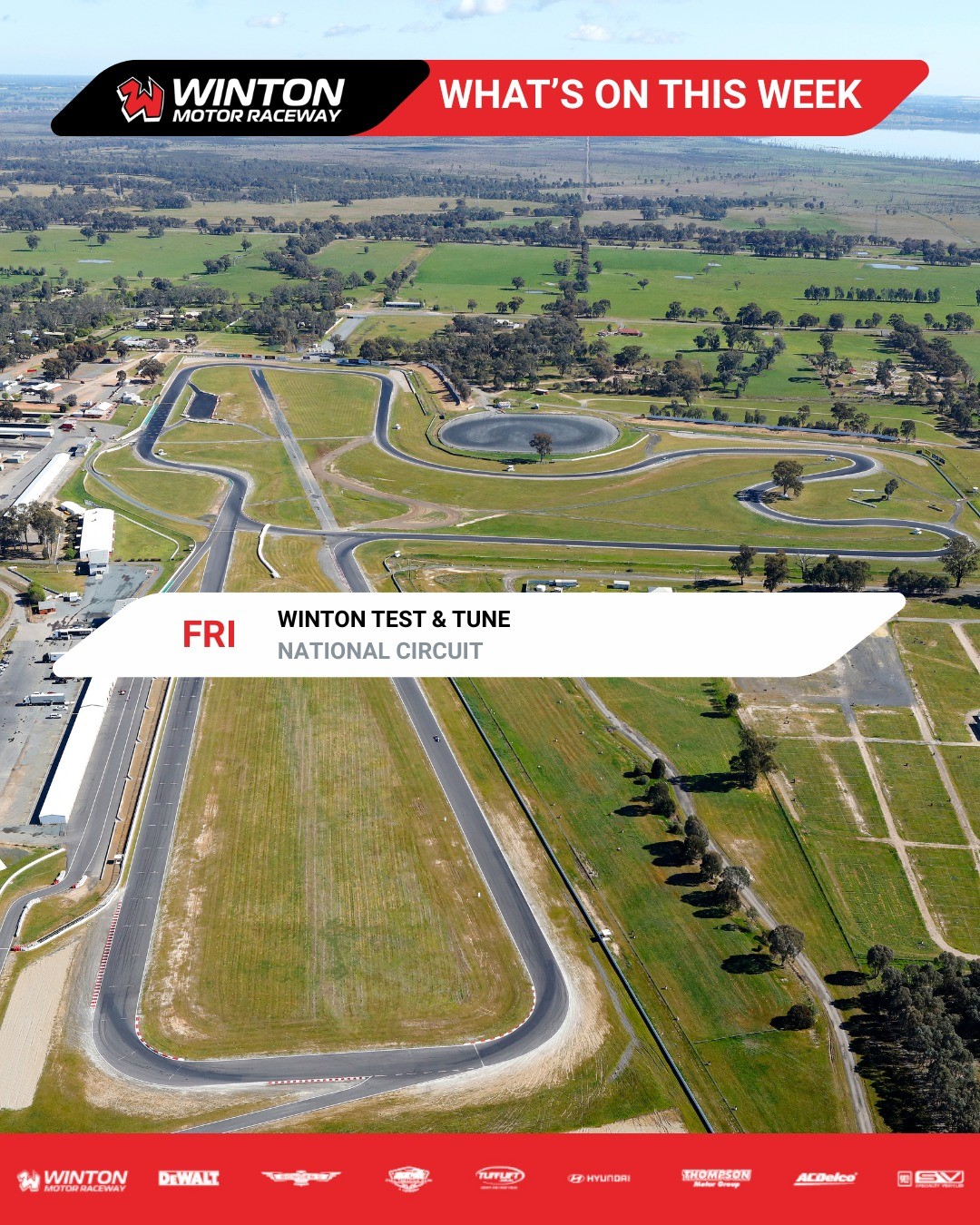 Winton Test & Tune — track day in Melbourne, VIC on Friday 4 September 2026