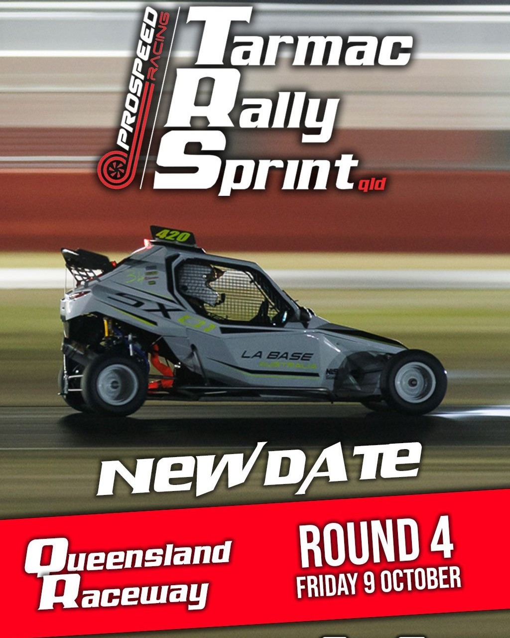 Tarmac Rally Sprint QLD Round 4 — JDM track day in Brisbane, QLD on Friday 9 October 2026