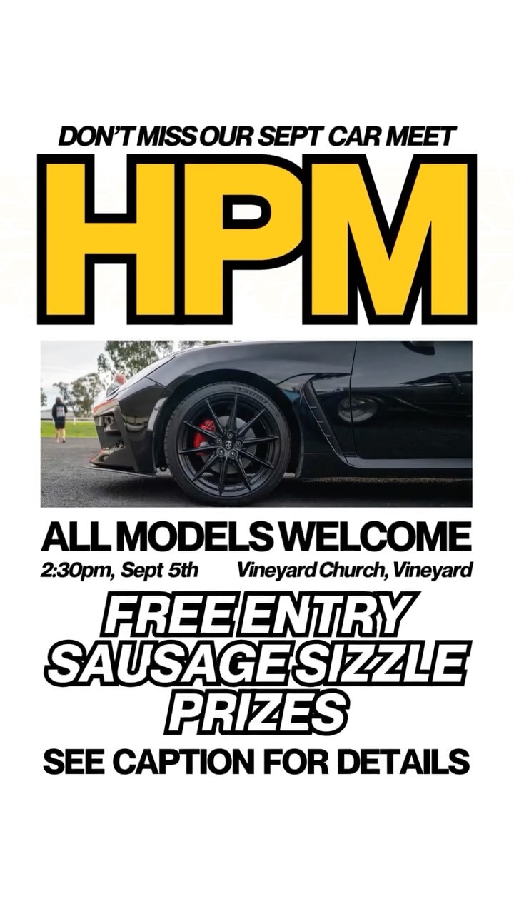 HPM September Car Meet — car meet in Sydney, NSW on Saturday 5 September 2026