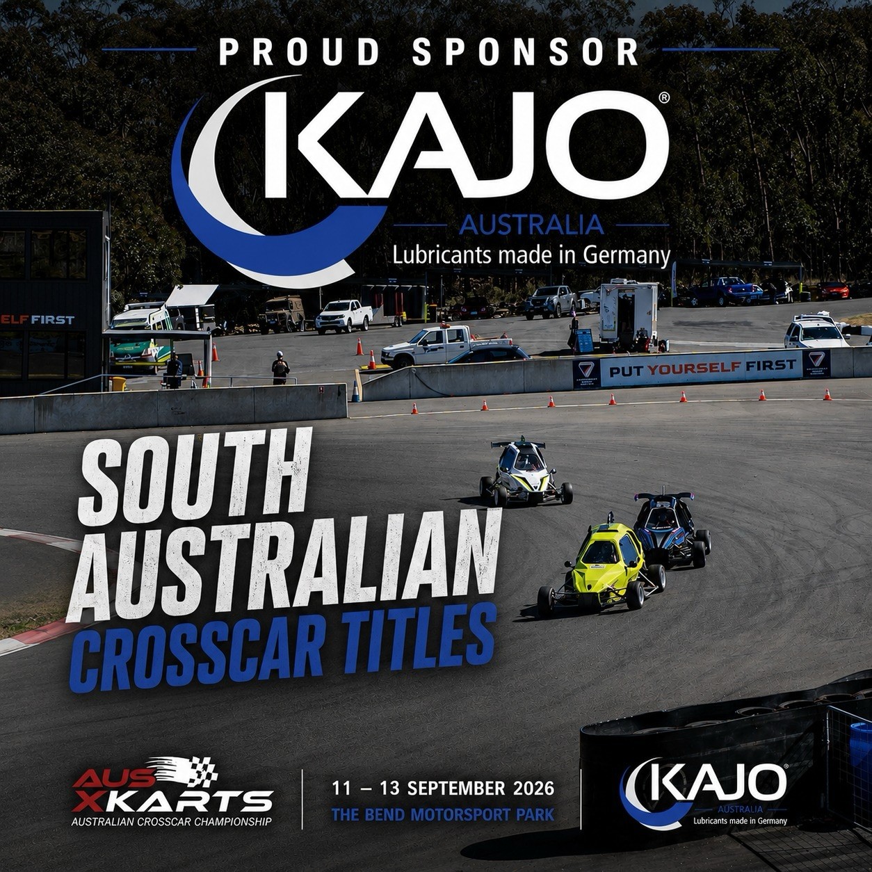 South Australian Crosscar Titles — spectator event in Adelaide, SA on Friday 11 September 2026