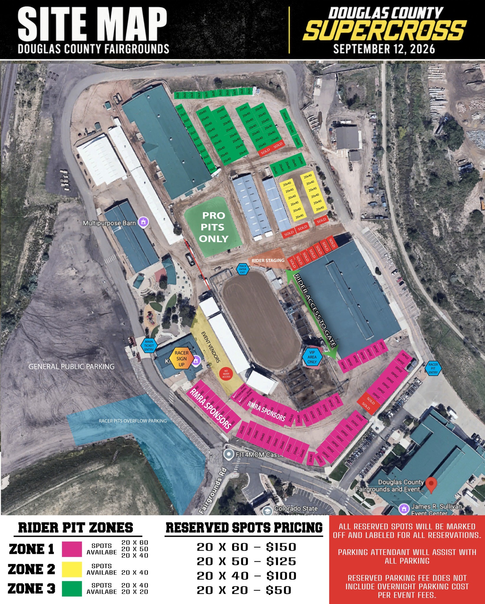 Douglas County Supercross — spectator event in International on Saturday 12 September 2026