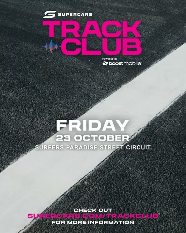 Supercars Track Club — Exotic/Muscle spectator event in Gold Coast, QLD on Friday 23 October 2026