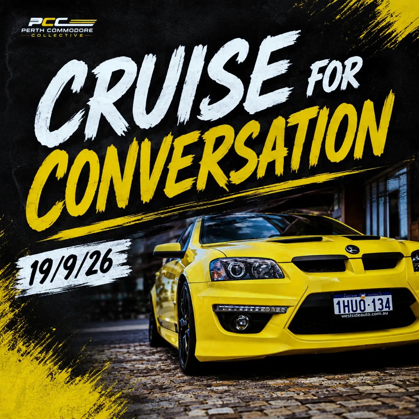 Cruise for Conversation — Muscle car meet in Perth, WA on Saturday 19 September 2026