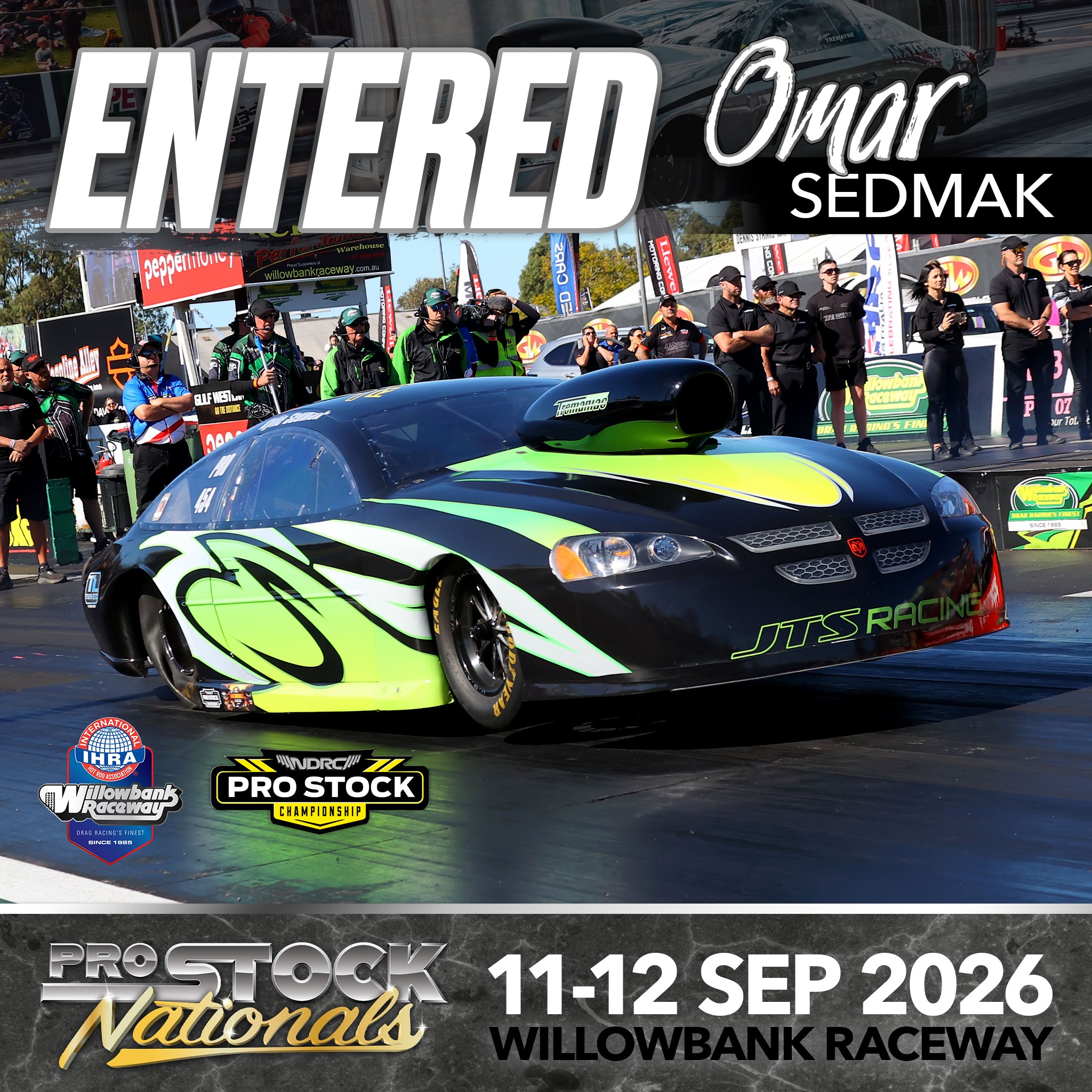 Pro Stock Nationals — Muscle/Stance spectator event in Brisbane, QLD on Friday 11 September 2026