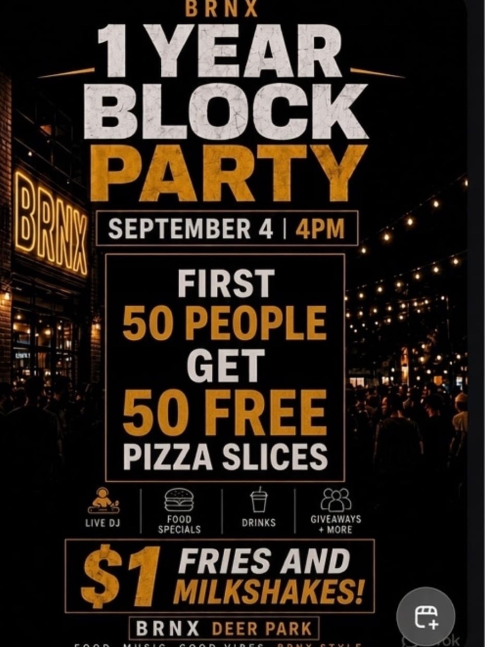 BRNX 1 Year Block Party — car meet in Melbourne, VIC on Friday 4 September 2026