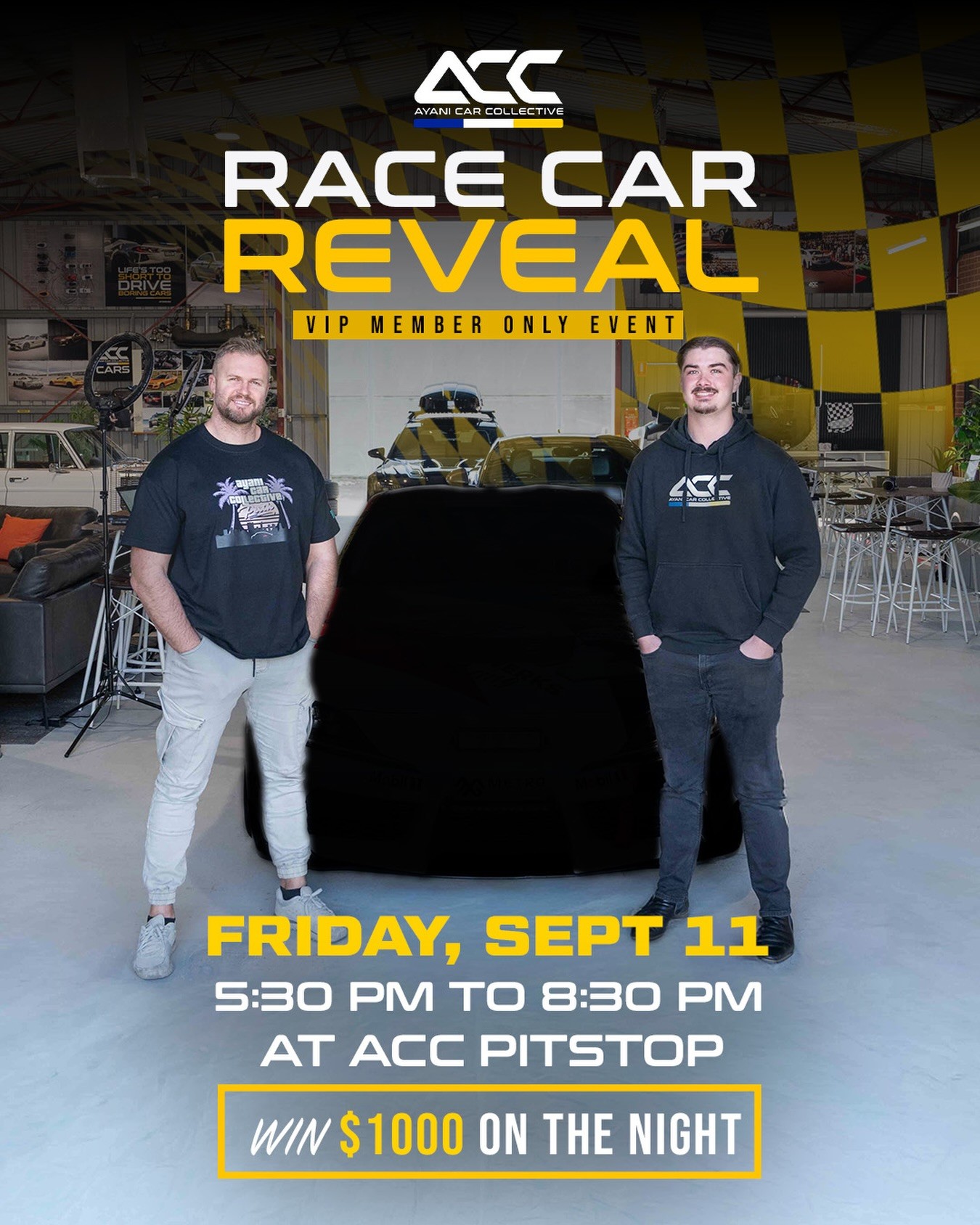 ACC Race Car Reveal — Exotic car meet in Brisbane, QLD on Friday 11 September 2026