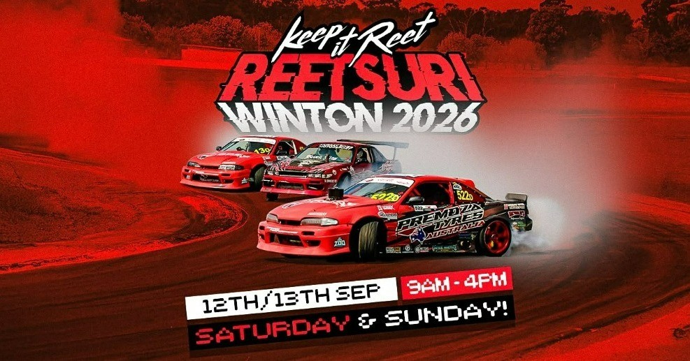 Reetsuri Winton — JDM spectator event in Melbourne, VIC on Saturday 12 September 2026