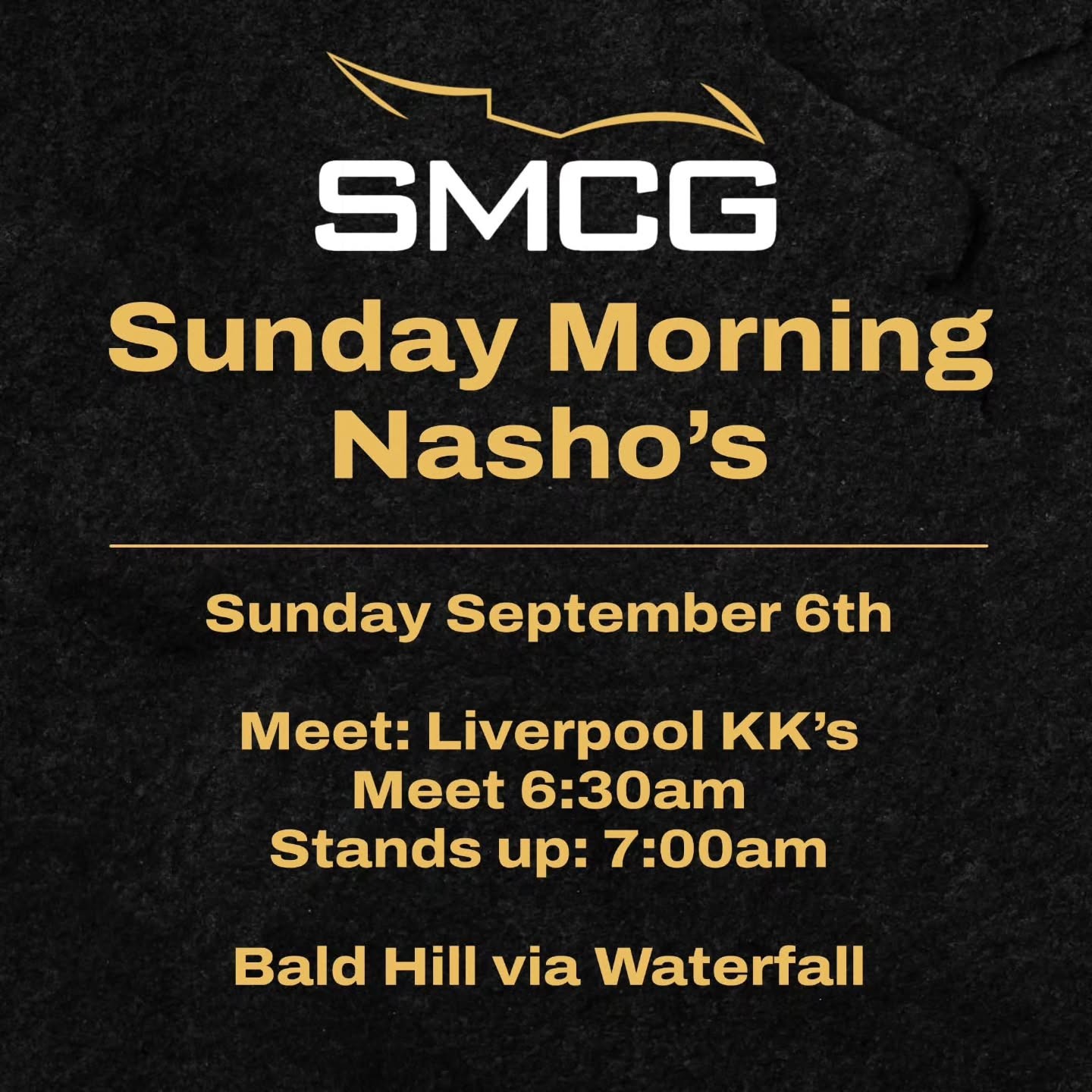 Sunday Morning Nasho's — car meet in Sydney, NSW on Sunday 6 September 2026