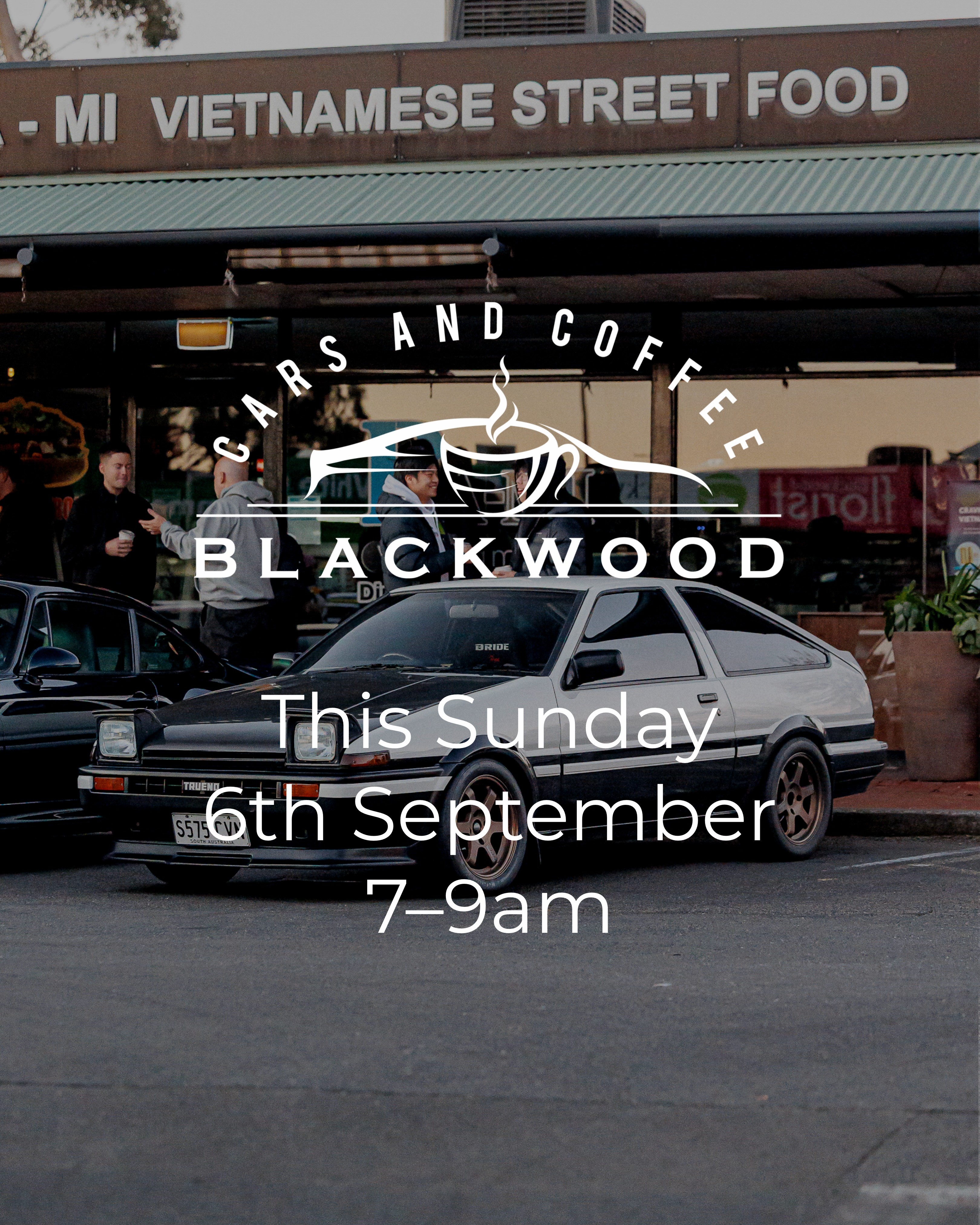 Cars and Coffee Blackwood — Classic/Euro car meet in Adelaide, SA on Sunday 6 September 2026