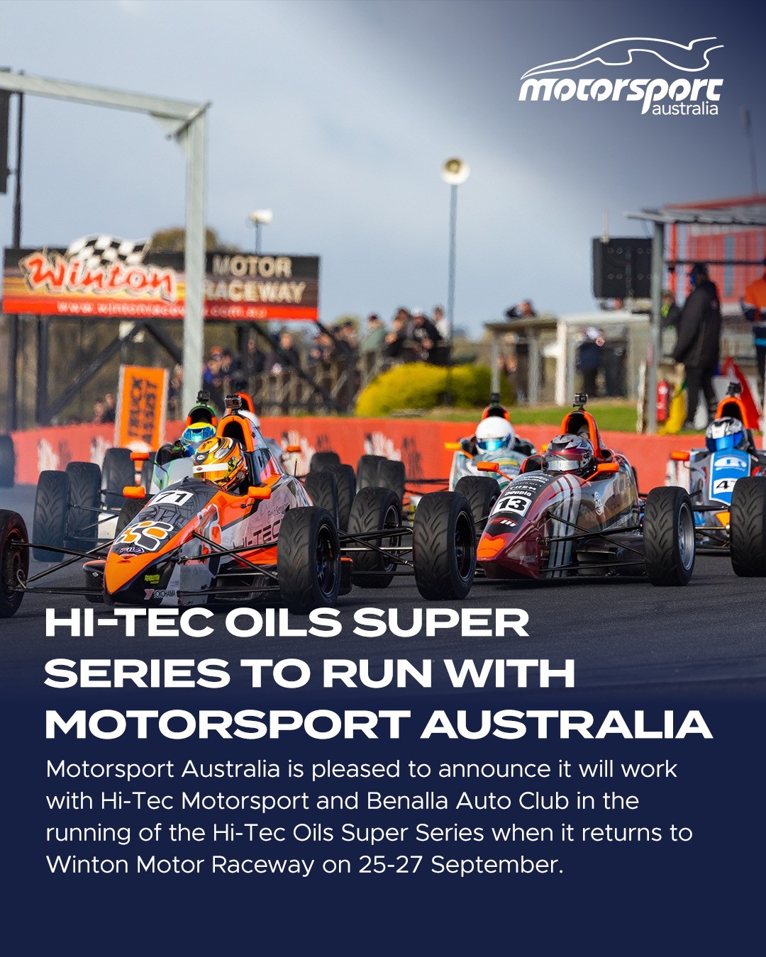 Hi-Tec Oils Super Series — spectator event in Melbourne, VIC on Friday 25 September 2026