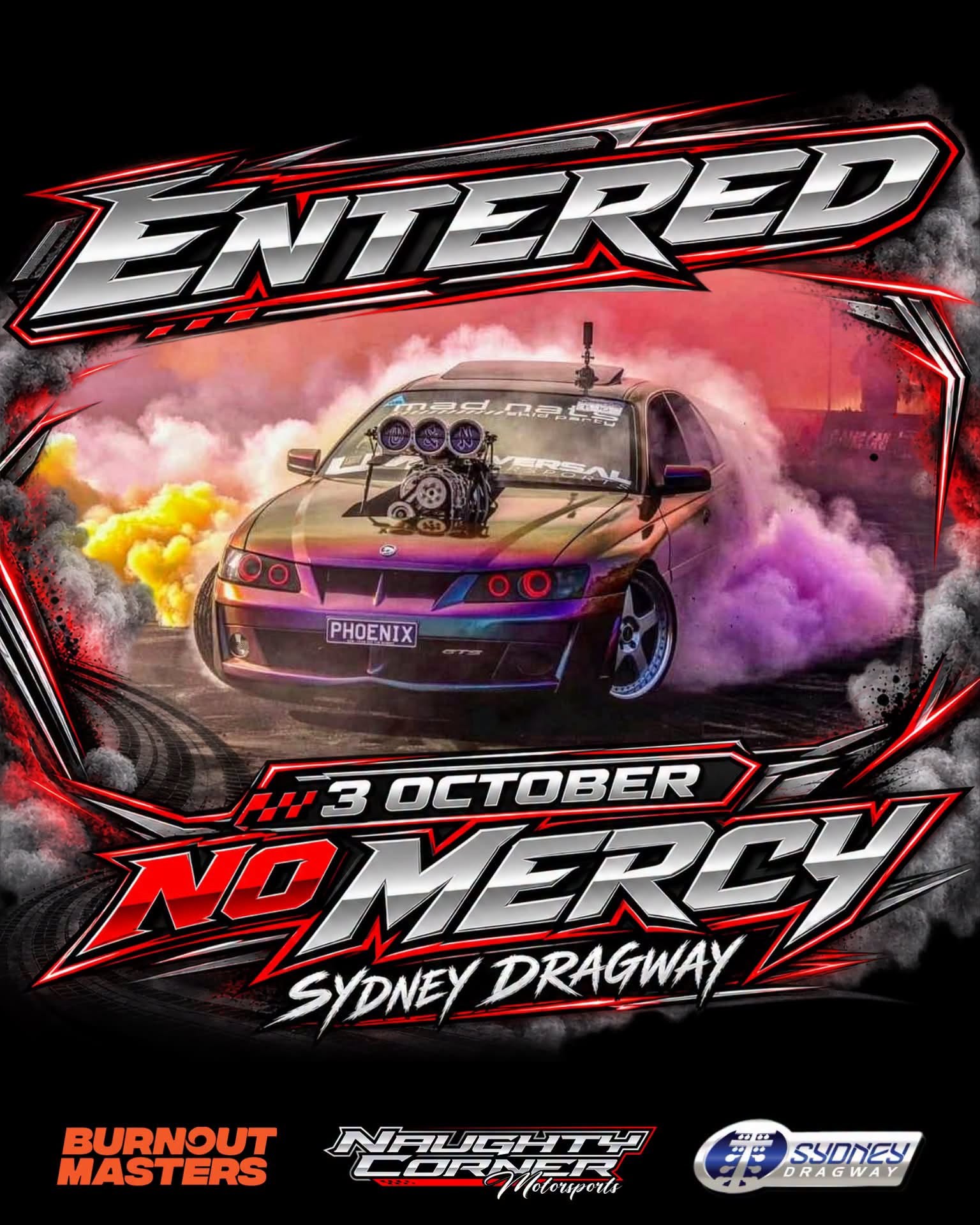 No Mercy — Muscle spectator event in Sydney, NSW on Saturday 3 October 2026