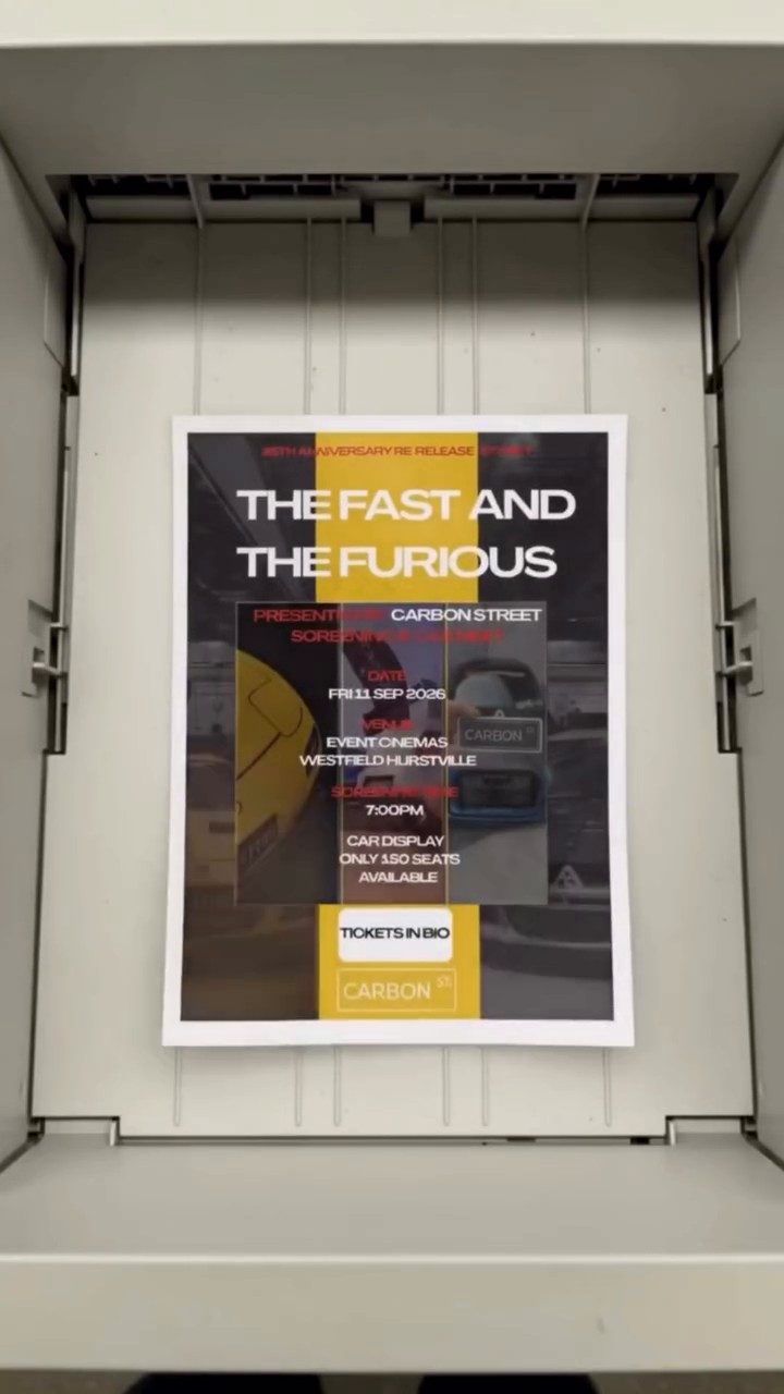 The Fast and the Furious Screening & Car Meet — JDM car meet in Sydney, NSW on Friday 11 September 2026